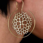 Beehive Circle Earring