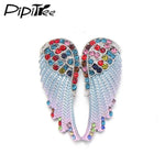 Crystal Angel Wings Brooches