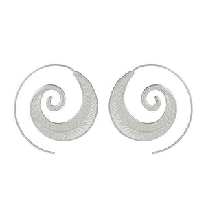 Circle Leaf Earring Collection