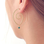 Life Spiral Drop Earring Collection