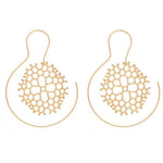 Beehive Circle Earring