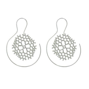 Beehive Circle Earring