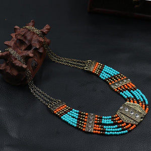 Gypsy Tribal Choker Necklace