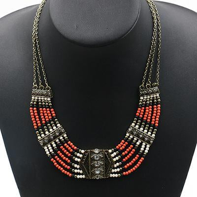 Gypsy Tribal Choker Necklace