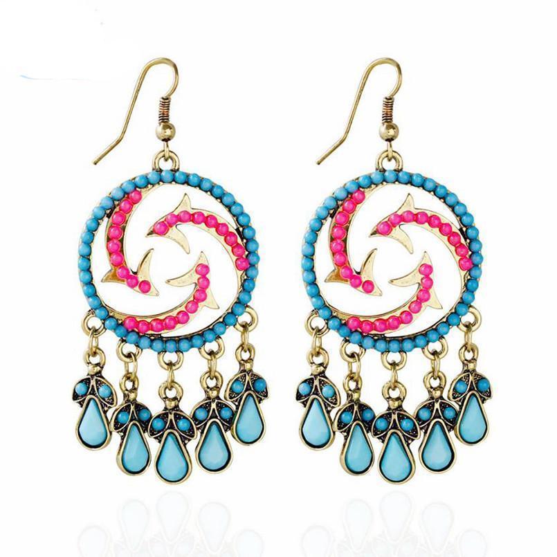 Boho Beach Tassel Ear Earring