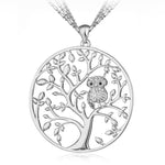 Owl Tree Necklace