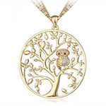 Owl Tree Necklace