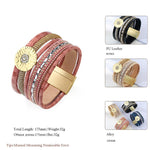 Charming Multilayer Leather Wrap Bracelet