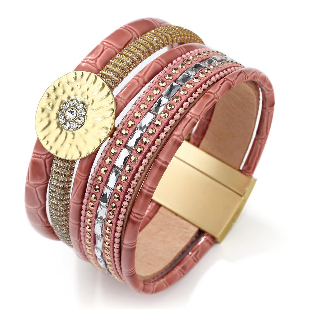 Charming Multilayer Leather Wrap Bracelet