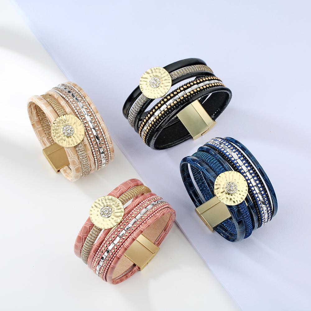 Charming Multilayer Leather Wrap Bracelet