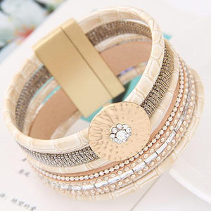 Charming Multilayer Leather Wrap Bracelet