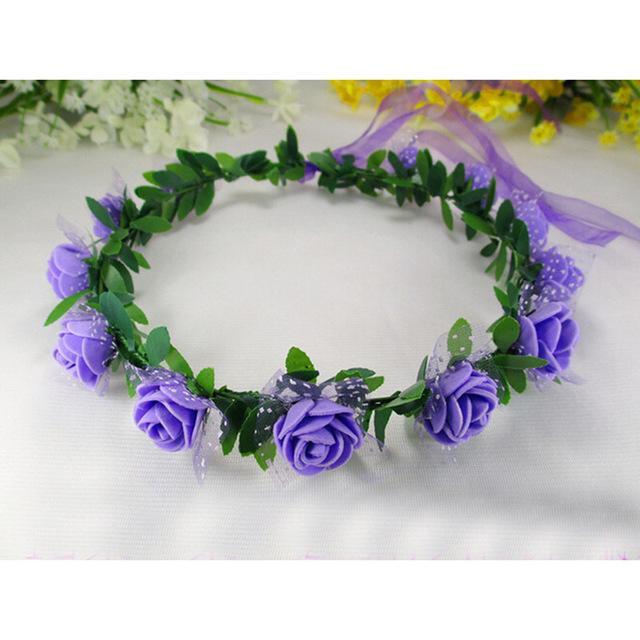 Lovely Rose Flower Headband