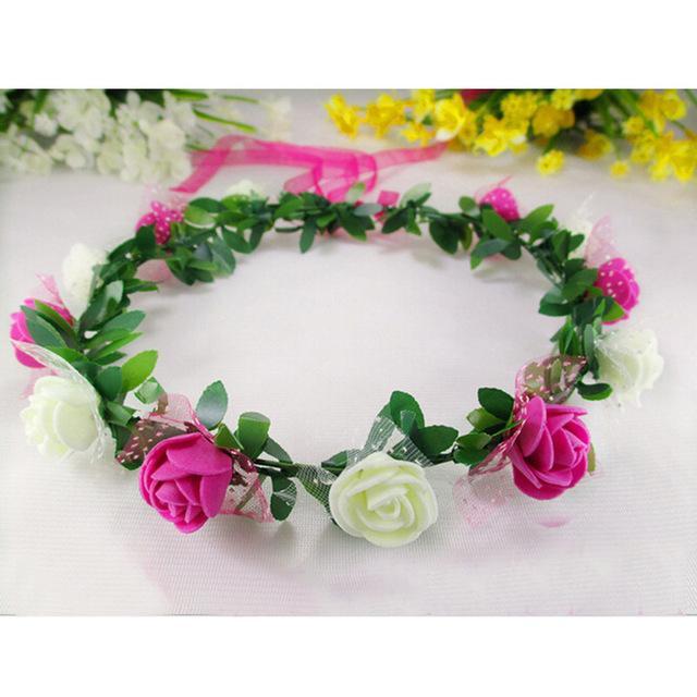 Lovely Rose Flower Headband