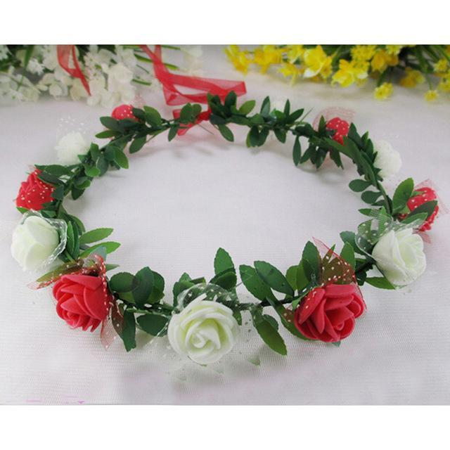 Lovely Rose Flower Headband