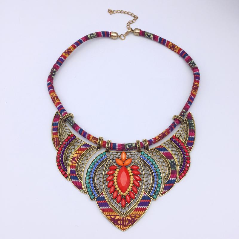 Tribal Choker Boho Necklace