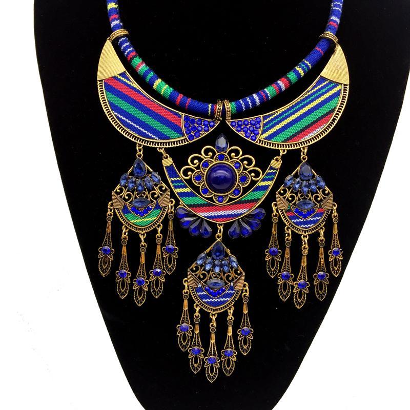 Amazing Tribal Tassel Necklace