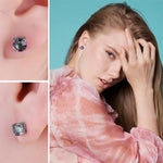 Natural Mystic Rainbow Topaz Earrings