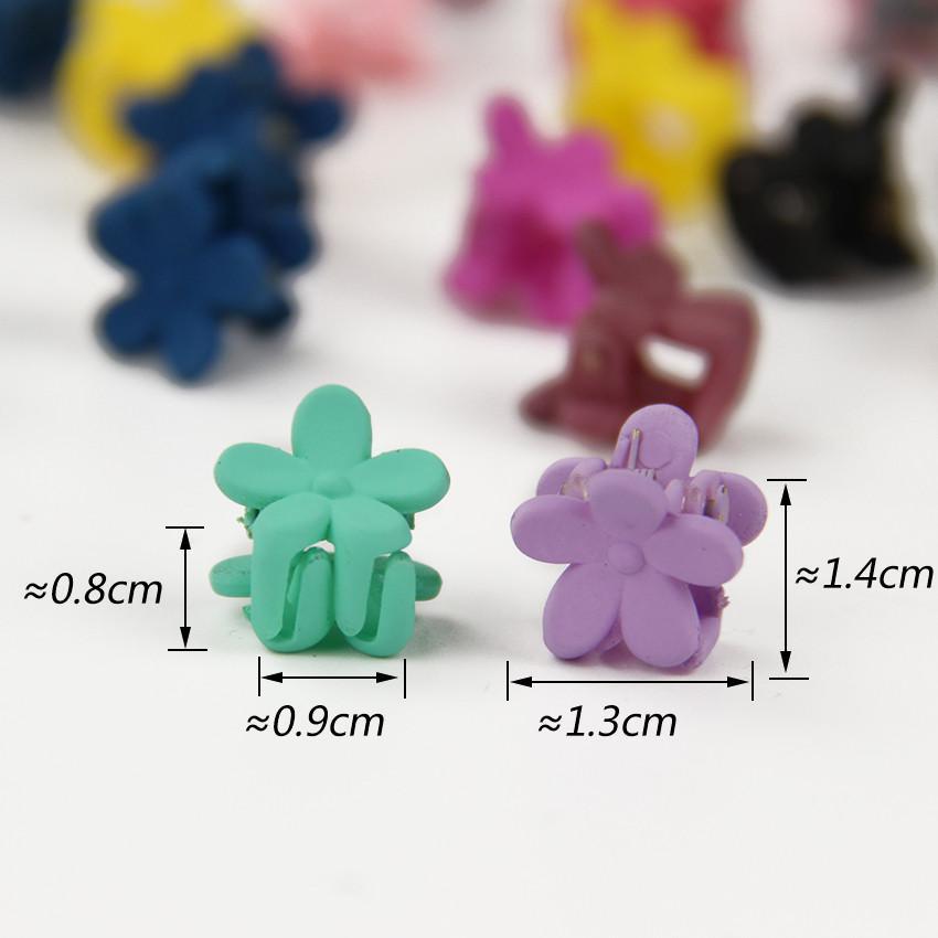 Small Flowers Plastic Hair Clip