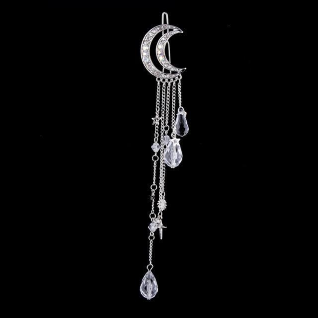 Exquisite Boho  Tassel Moon Hair Clip