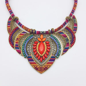 Tribal Choker Boho Necklace