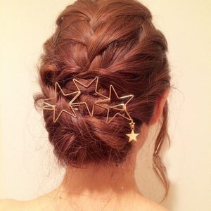 Boho Star Tassel  Hair Clip