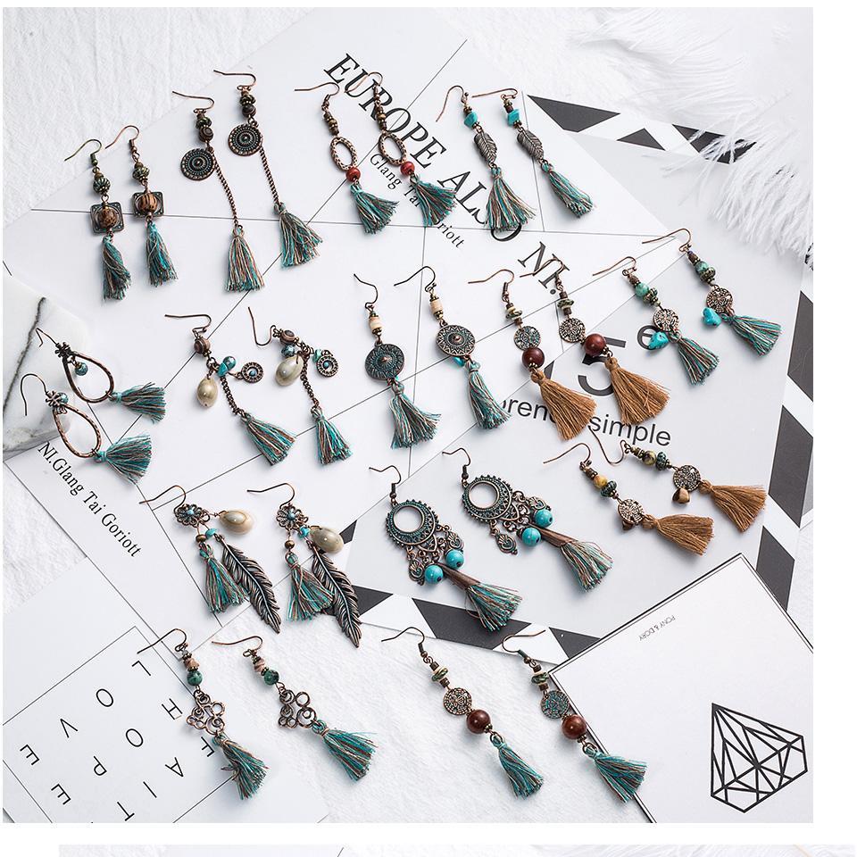 Dylan's  Boho Tassel  Earrings Collection