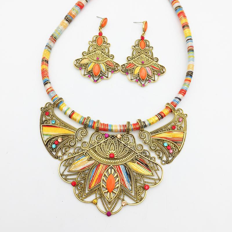 Summer Boho Tribal Necklace