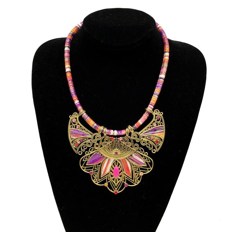 Summer Boho Tribal Necklace