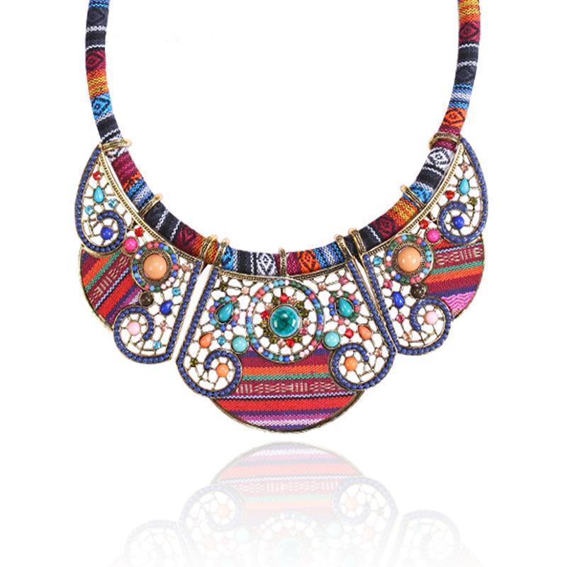 Boho Ethnic Tribal Necklace