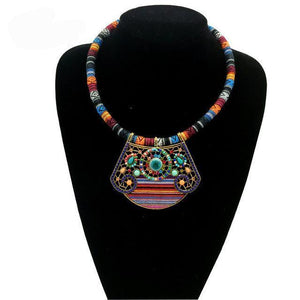 Boho Ethnic Tribal Necklace