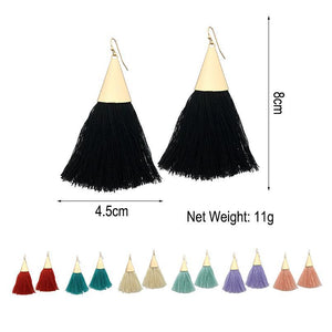 Boho Tassel Earrings  Gold Color