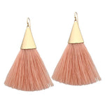 Boho Tassel Earrings  Gold Color