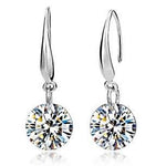 Moonlight 925 Silver Crystal Earrings