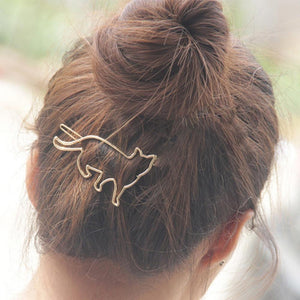 Lovely Cat Shape Hair Clip