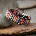 Colorful Natural Stone Boho Bracelet