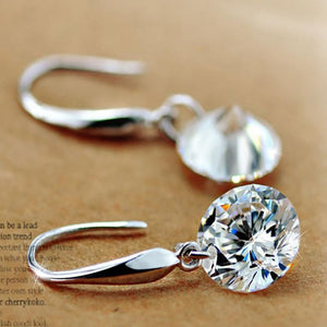 Dangle Drop Crystal Earrings