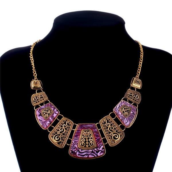 Collares Boho Geometric Necklace