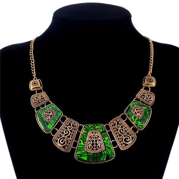 Collares Boho Geometric Necklace