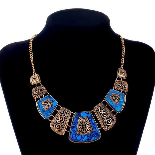 Collares Boho Geometric Necklace