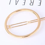 Boho Circle Arrow Fork Hair  Clip