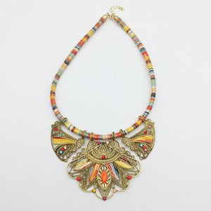 Summer Boho Tribal Necklace