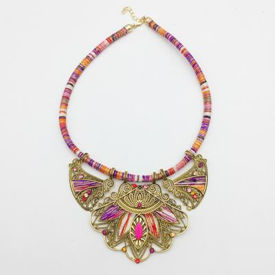 Summer Boho Tribal Necklace