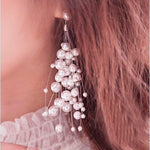 Multi Layer  Freshwater Pearl Earring