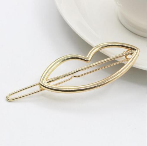 Trending  Triangle Circle Moon Hair Clips Metal Circle Hair