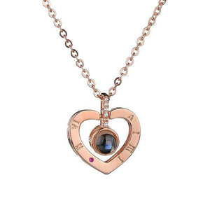 I love you Projection Necklace