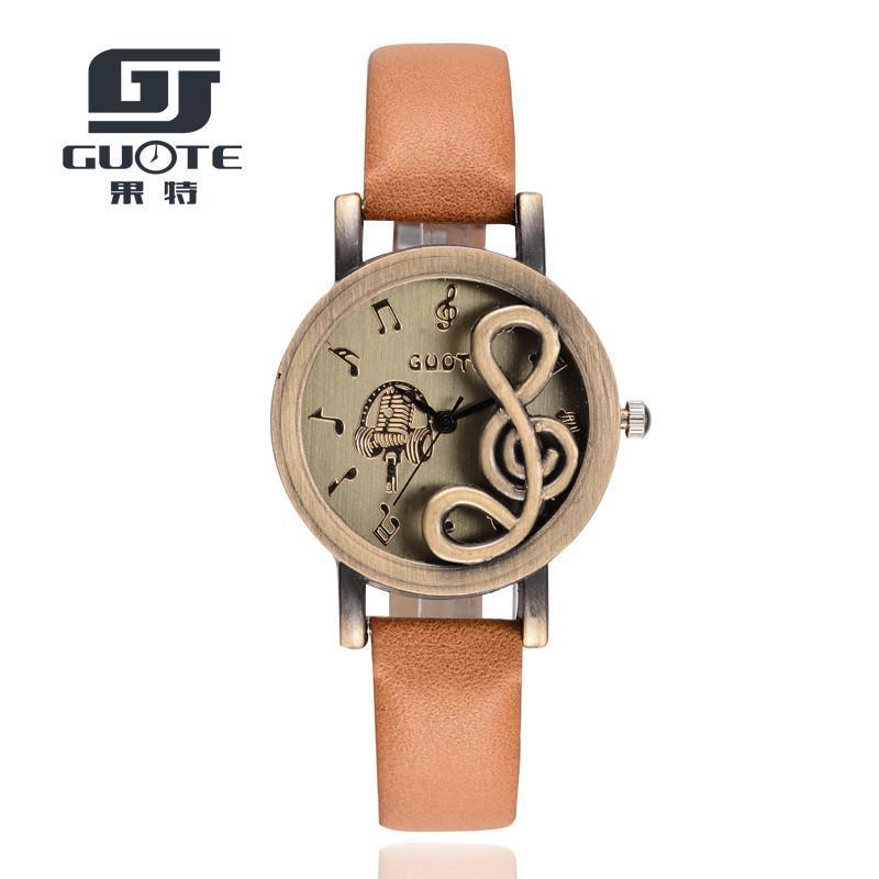 Musical Note Carving Watch