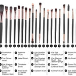 20Pcs Professional Makeup Brushes Set