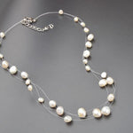 Handmade Flying Pearls Necklace