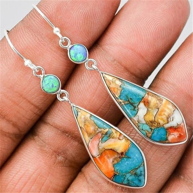 Multi-Colour Dangle Earrings