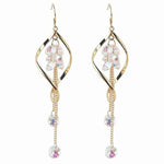 Rhinestone  Christmas Dangle Earrings